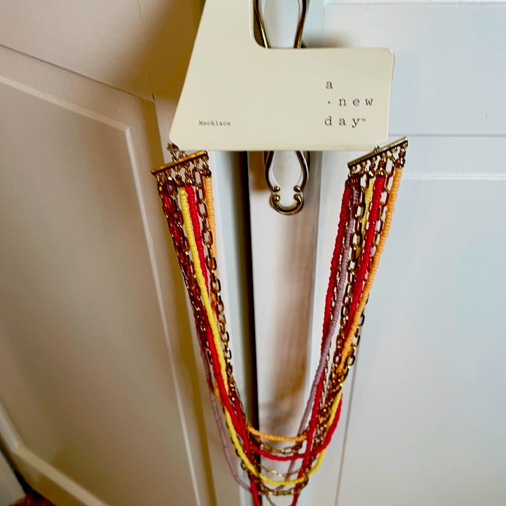 A new day multi-colored necklace